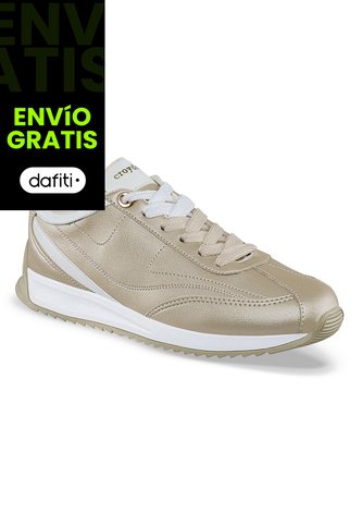 Tenis Urbanos Zaffira Oro Croydon Para Mujer Croydon