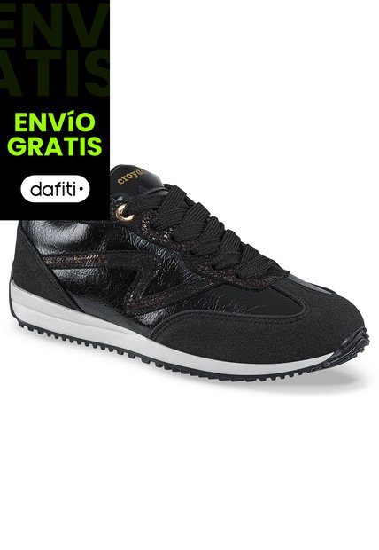 Tenis Urbanos Quimbaya Negro Croydon Para Mujer