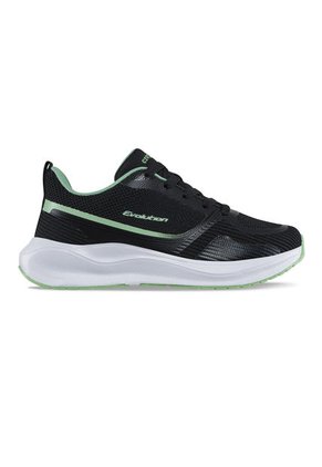 Tenis Running Lorlix Negro-Verde Para Mujer Croydon