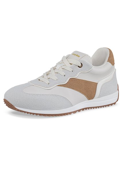 Tenis Urbanos Vianca Beige-Café Croydon Para Mujer