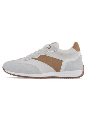 Tenis Urbanos Vianca Beige-Café Croydon Para Mujer
