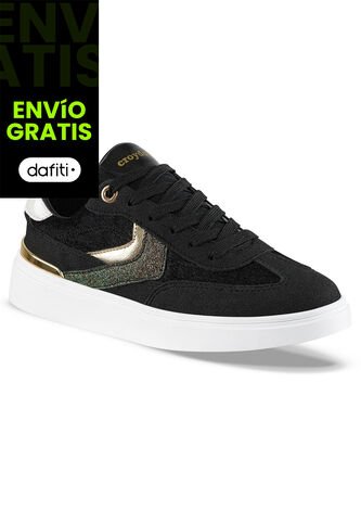 Tenis Urbanos Billie Negro Croydon Para Mujer Croydon