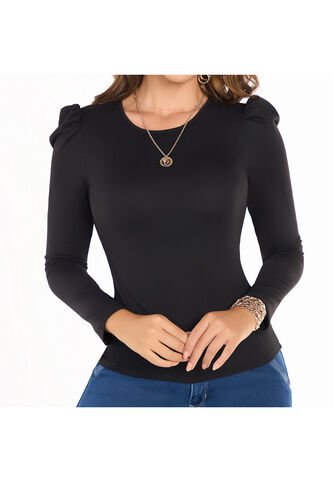 Blusa Roma Negro Para Mujer Croydon Croydon