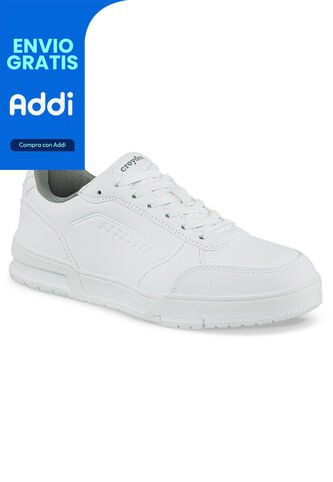 Tenis Colegio Krop Blanco Para Niño Y Niña Croydon Croydon