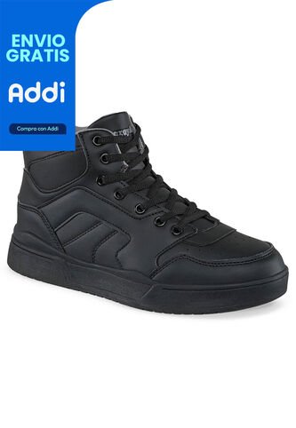 Tenis Colegio Lenher Negro Para Niño Y Niña Croydon Croydon