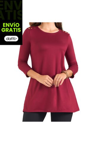 Vestido Paulete Vino Para Mujer Croydon Croydon