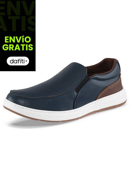 Tenis Casuales Hank Azul Croydon Para Hombre