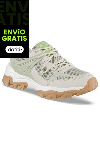 Tenis Urbanos Yniver Verde Claro Croydon Para Mujer Croydon
