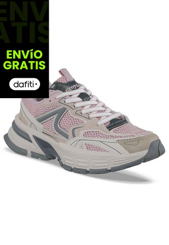 Tenis Urbanos Guxet Rosa-Gris Croydon Para Mujer Croydon
