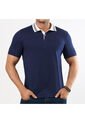 Camiseta Polo Lucas Azul Osc Para Hombre Croydon de Croydon
