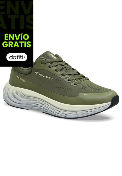 Tenis Running Ycle Verde Osc Croydon Para Hombre