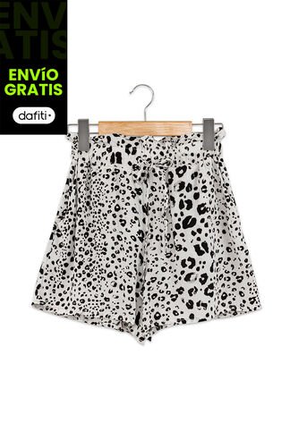 Short Pantera Blanco Croydon Para Mujer Croydon