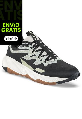 Tenis Trail Running Siburu Negro Croydon Para Hombre Croydon