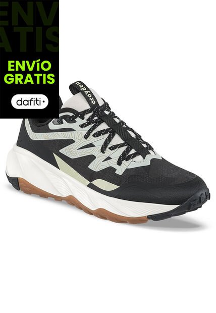 Tenis Trail Running Siburu Negro Croydon Para Hombre