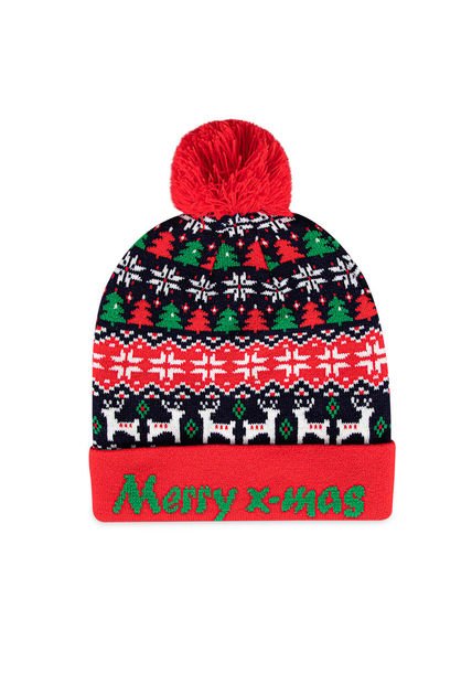 Gorro Christmas Rojo Para Niño Y Niña Croydon