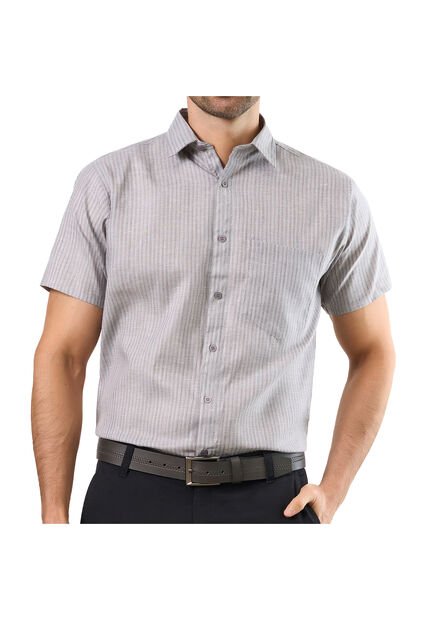 Camisa Fabio Gris Para Hombre Croydon