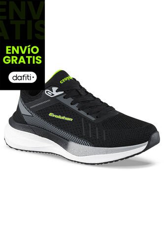 Tenis Running Forok Negro Croydon Para Hombre Croydon