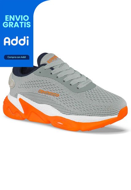 Tenis Verus Gris Para Niño Croydon