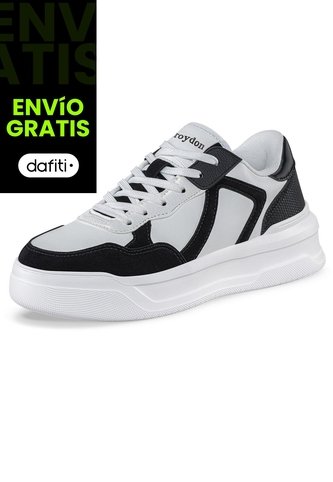 Tenis Casuales Danz Blanco-Negro Croydon Para Mujer Croydon