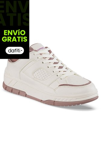 Tenis Casuales Yorzen Beige-Café Croydon Para Mujer Croydon