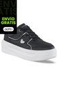 Tenis Casuales Mefos Negro Croydon Para Mujer de Croydon