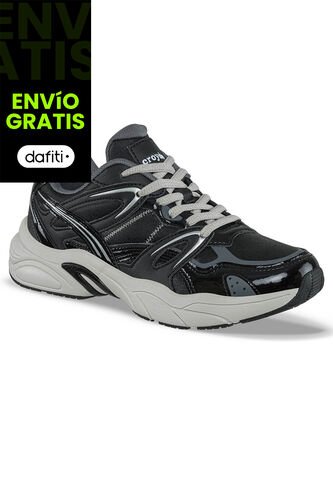 Tenis Urbanos Argame Negro Croydon Para Mujer Croydon