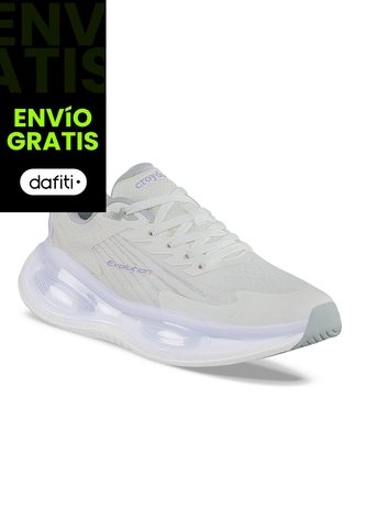 Tenis Running Pxal Blanco-Lila Croydon Para Mujer Croydon