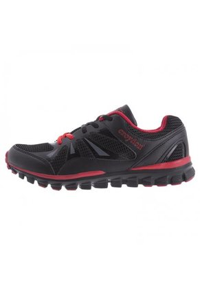 Running Croydon Evolution Uomo Negro-Rojo
