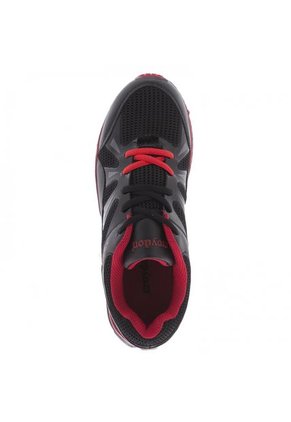 Running Croydon Evolution Uomo Negro-Rojo