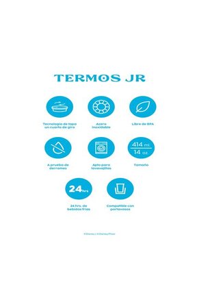 Combo Smartwatch + Termo Disney Jr X Cubitt Frozen Blue