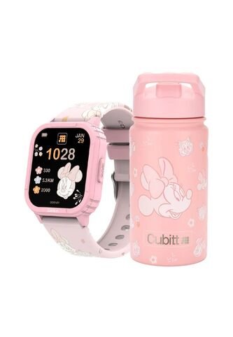 Combo Smartwatch + Termo Disney Jr X Cubitt Minnie Pink Cubitt