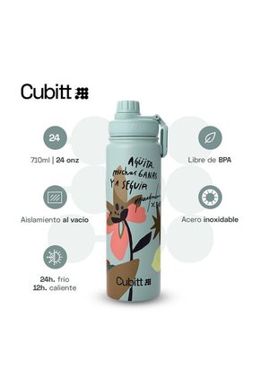 Termo Deportivo Hydro Bottle Cubitt × Viviana Grondona