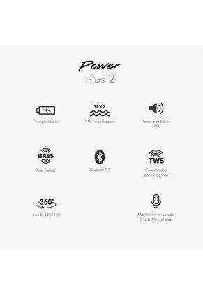 Bocina Portátil Bluetooth CUBITT Power Plus Gen2