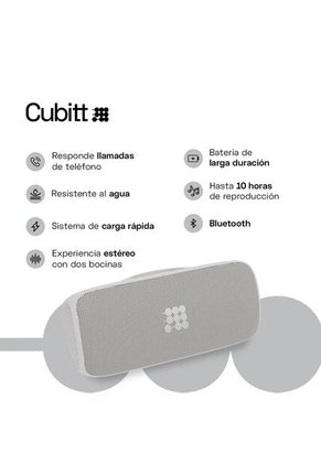 Bocina Portátil Bluetooth CUBITT Power Pro