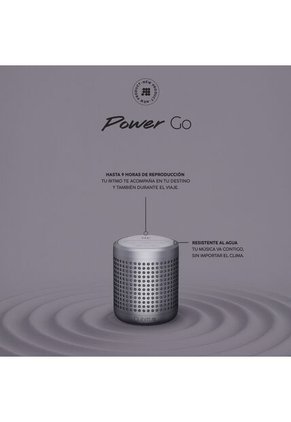 Bocina Portátil Bluetooth CUBITT Power Go Gen2