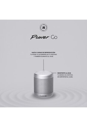 Bocina Portátil Bluetooth CUBITT Power Go Gen2