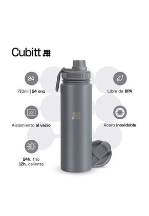 Termo Deportivo Cubitt Hydro Bottle Wolf Grey