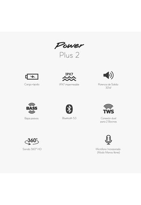 Bocina Portátil Bluetooth CUBITT Power Plus Gen2