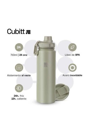 Termo Deportivo Cubitt Hydro Bottle Olive Green