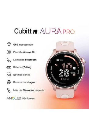 Smartwatch Reloj Inteligente Cubitt Aura Pro 1.43 Pulg. Rose Gold