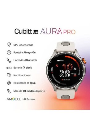 Smartwatch Reloj Inteligente Cubitt Aura Pro 1.43 Pulg. Wolf Grey