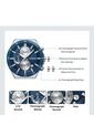 Reloj Curren 8481 Cronógrafo Tablero Azul - Plata de Curren