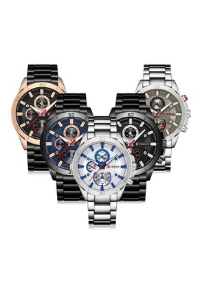 Reloj Para Hombre Curren 8275Bkwt Negro