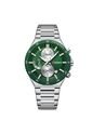 Reloj Curren 8481 Cronógrafo Tablero Verde - Plata de Curren