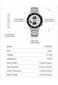 Reloj Curren 8481 Cronógrafo Tablero Blanco - Plata de Curren