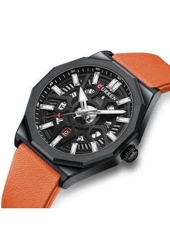 Reloj Curren 8437 Marco Negro - Naranja Curren
