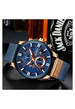 Reloj Para Hombre Curren 8346 8346Blrg Azul
