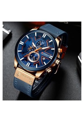 Reloj Para Hombre Curren 8346 8346Blrg Azul