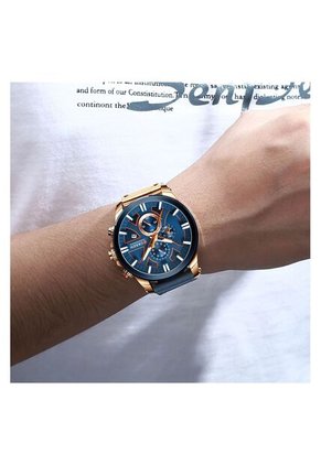 Reloj Para Hombre Curren 8346 8346Blrg Azul