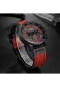Reloj Curren 8314 Cronógrafo Tablero Negro - Rojo de Curren
